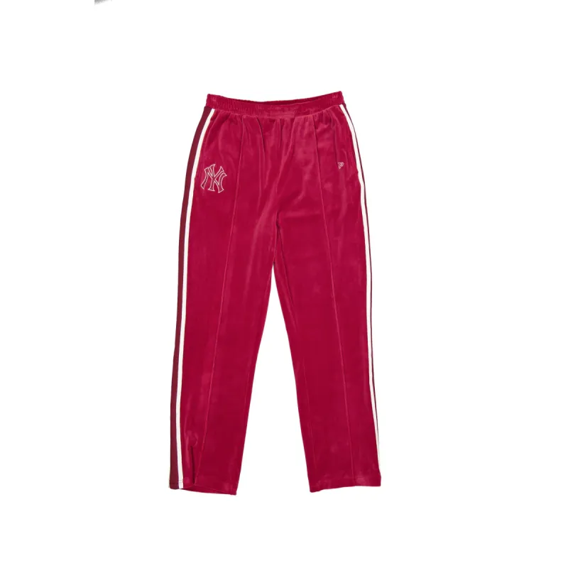 New York Yankees Cherry Jam Velour Track Pants sold by New Era