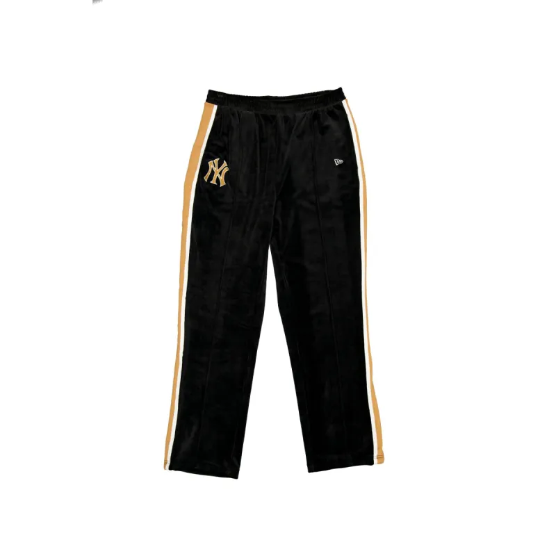New York Yankees Black Velour Track Pants sold by New Era