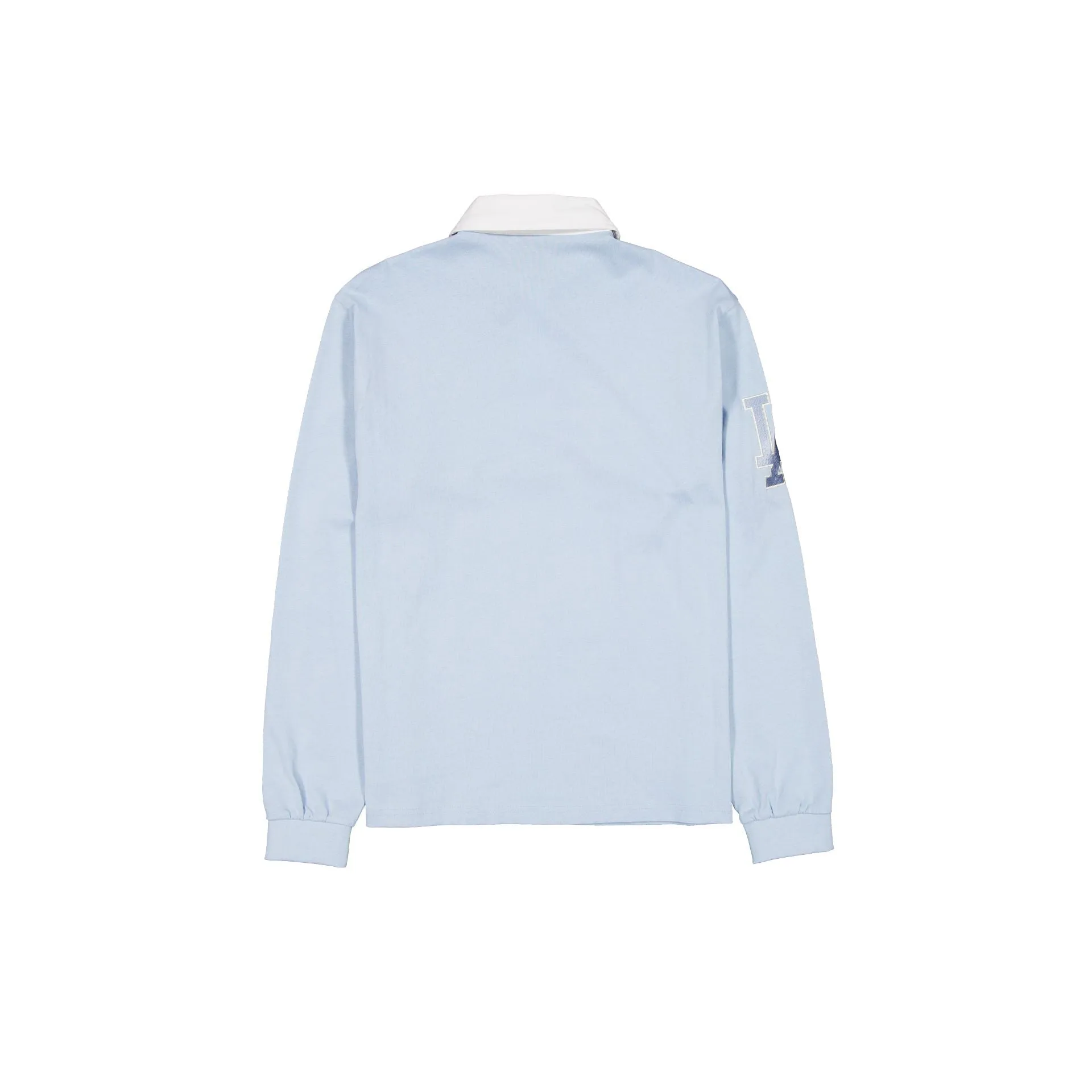 Los Angeles Dodgers Pale Blue Script Long Sleeve Rugby Shirt sold by New Era product image thumbnail 2