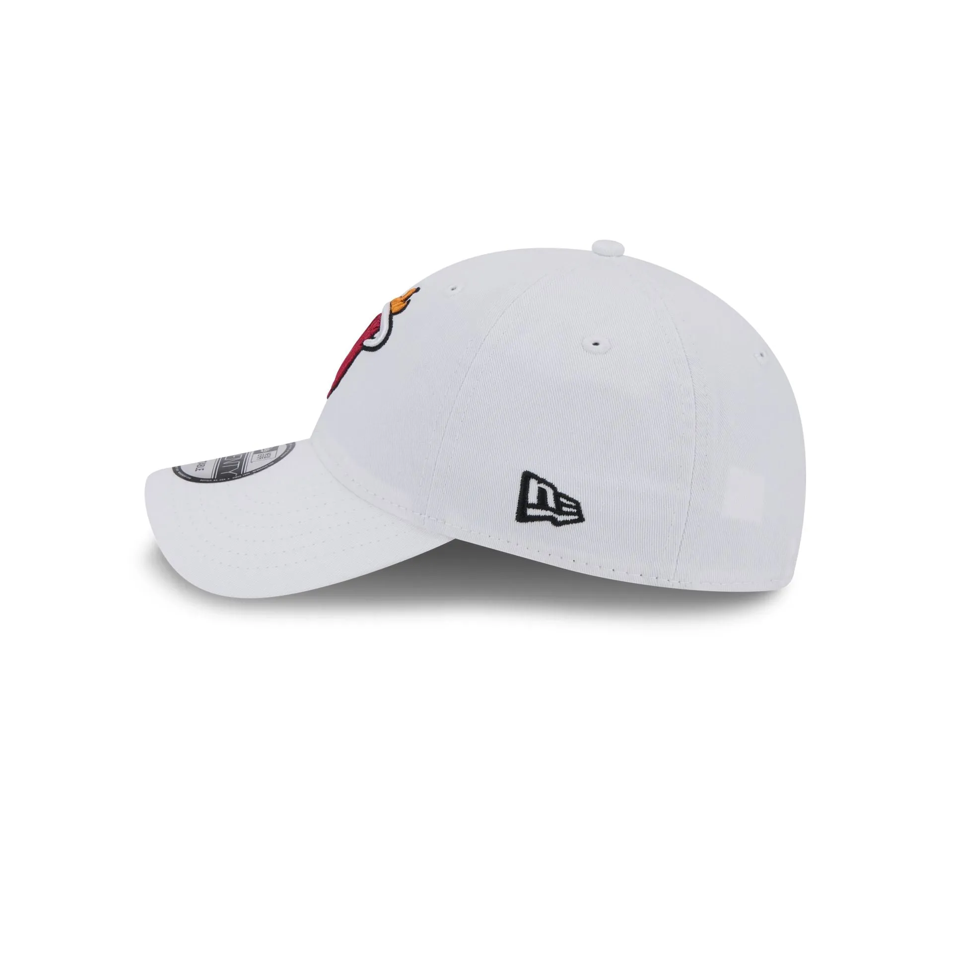 Miami Heat White 9TWENTY Adjustable Hat sold by New Era product image thumbnail 4