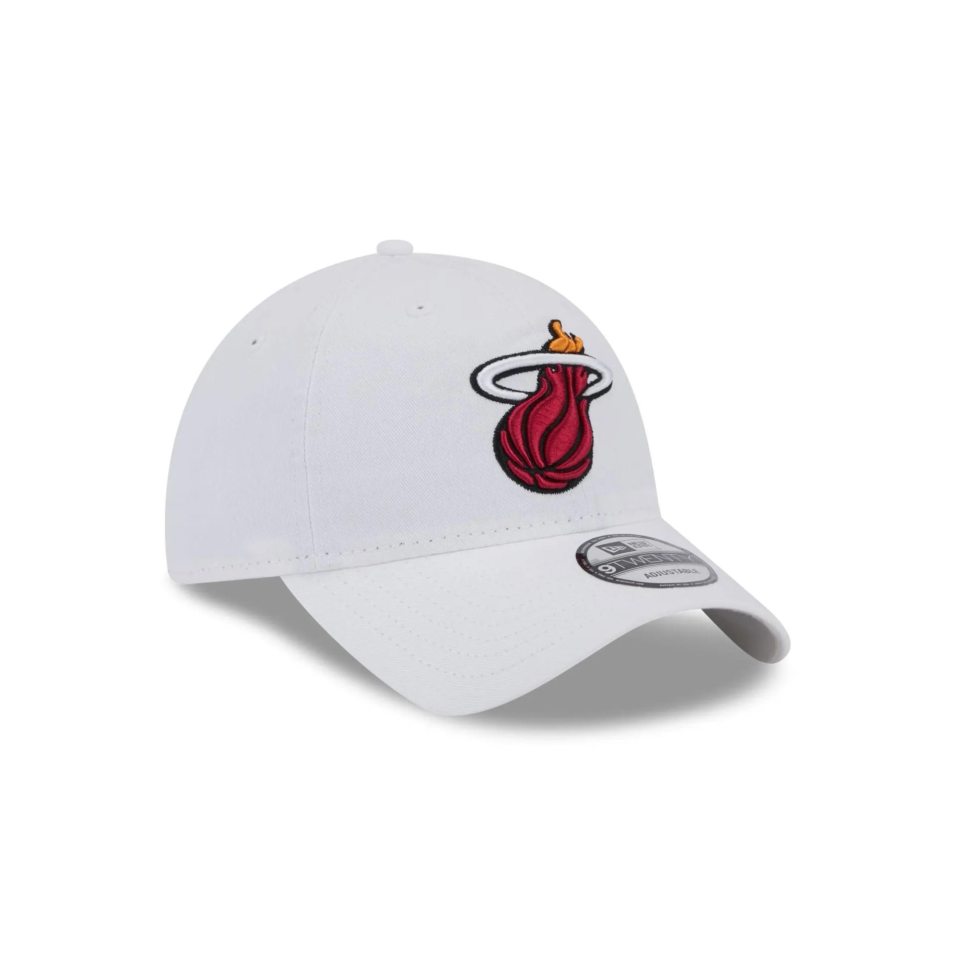 Miami Heat White 9TWENTY Adjustable Hat sold by New Era product image thumbnail 3