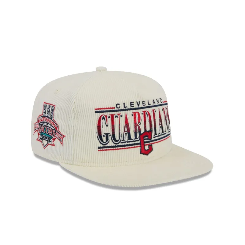 Cleveland Guardians Throwback Corduroy Golfer Hat sold by New Era