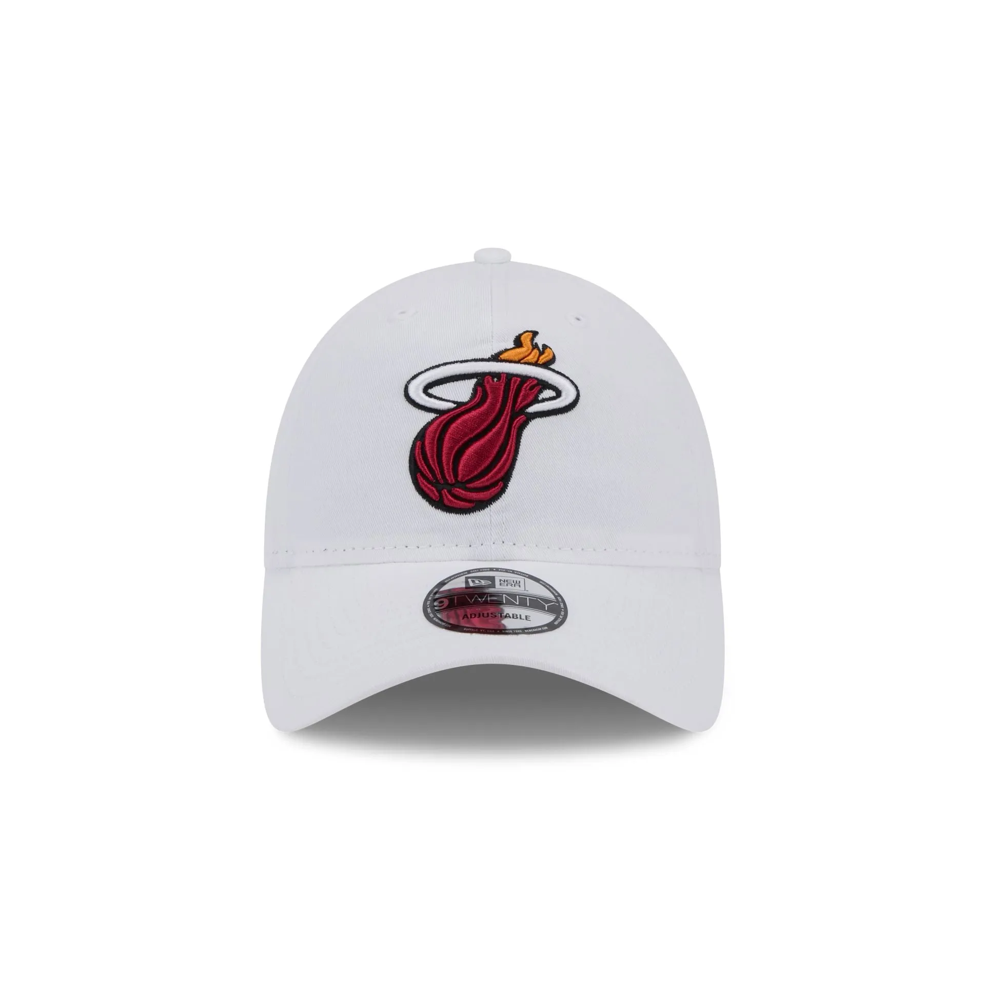 Miami Heat White 9TWENTY Adjustable Hat sold by New Era product image thumbnail 2