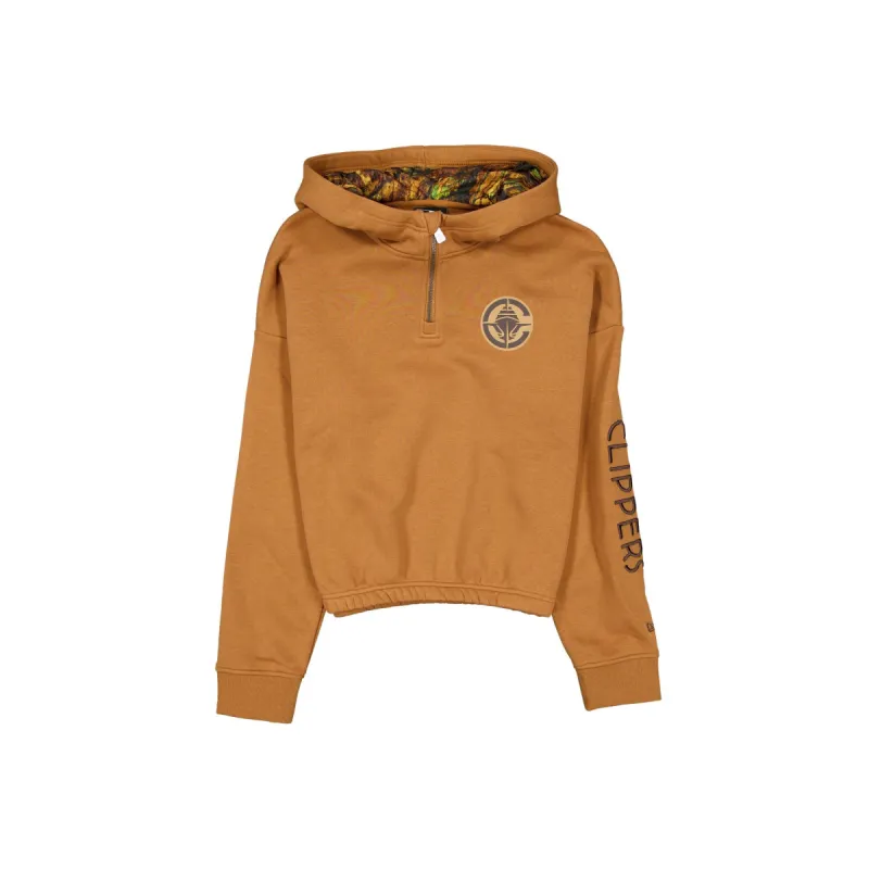 Los Angeles Clippers 2025 All-Star Game Victory Grove Women's Light Bronze Hoodie sold by New Era