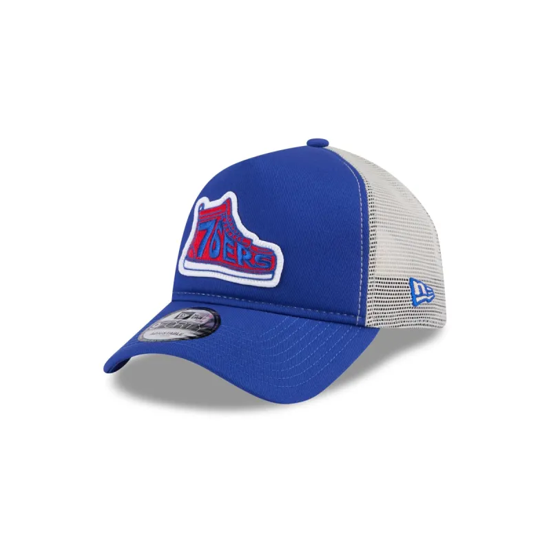 Philadelphia 76ers 2025 All-Star Game Fan Pack 9FORTY A-Frame Trucker Hat sold by New Era