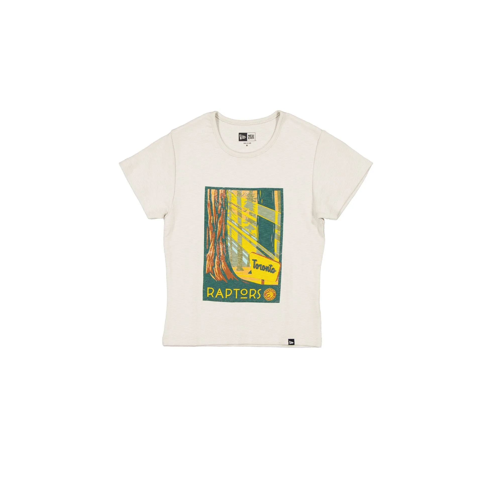 Toronto Raptors 2025 All-Star Game Victory Grove Women's Stone T-Shirt sold by New Era