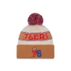 Philadelphia 76ers 2025 All-Star Game Fan Pack Pom Knit Hat sold by New Era