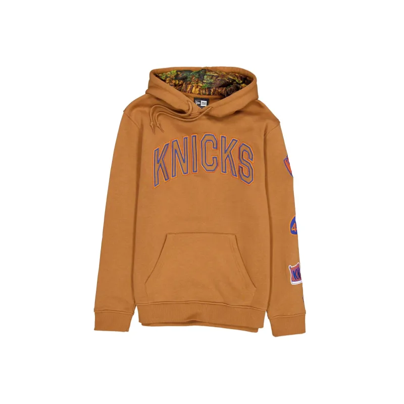 New York Knicks 2025 All-Star Game Victory Grove Light Bronze Hoodie sold by New Era