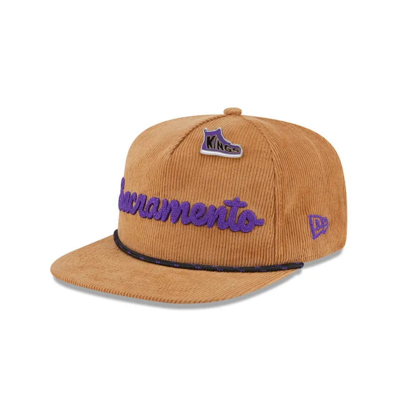 Sacramento Kings 2025 All-Star Game Fan Pack Corduroy Golfer Hat sold by New Era