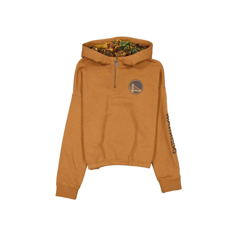 Golden State Warriors 2025 All-Star Game Victory Grove Women's Light Bronze Hoodie sold by New Era