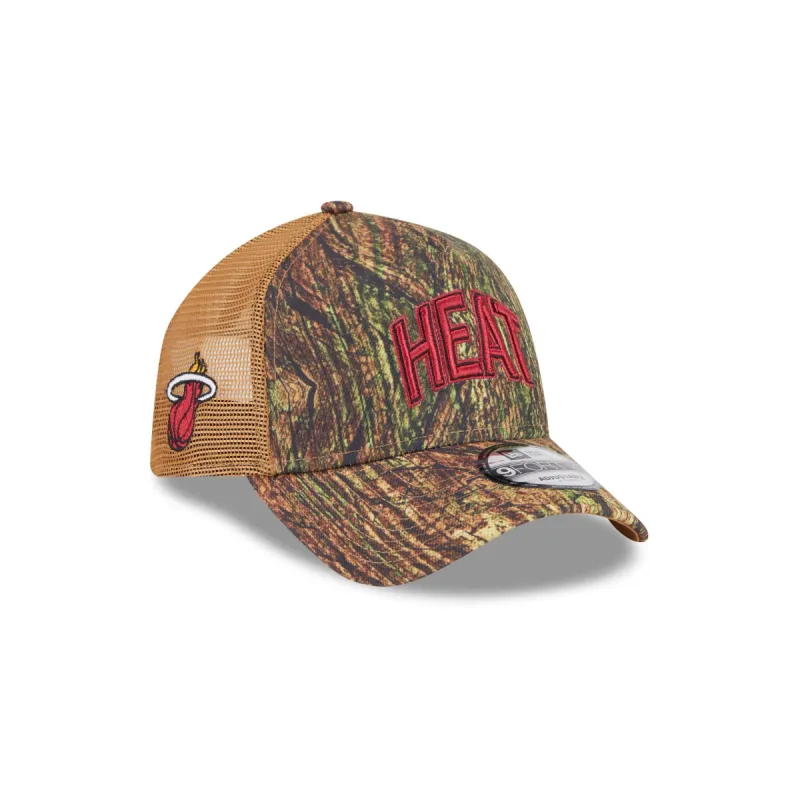 Miami Heat 2025 All-Star Game Fan Pack Grove 9FORTY A-Frame Trucker Hat sold by New Era