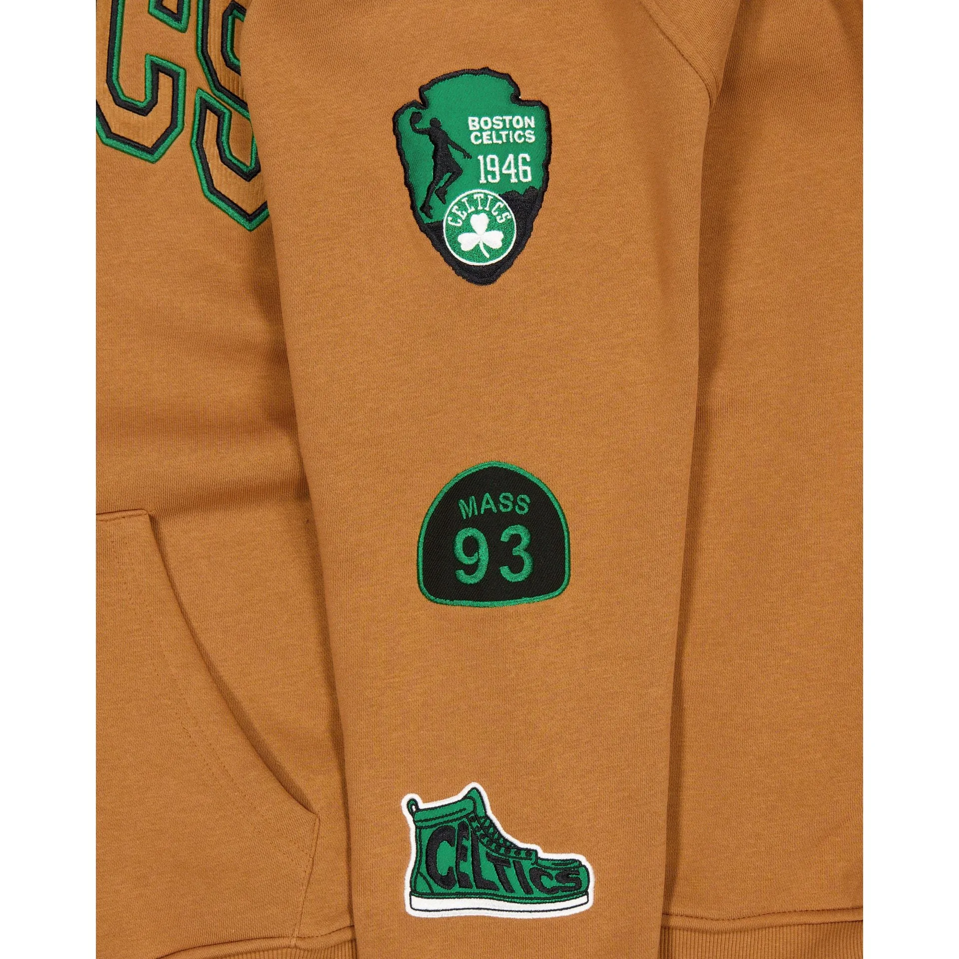 Boston Celtics 2025 All-Star Game Victory Grove Light Bronze Hoodie sold by New Era product image thumbnail 3