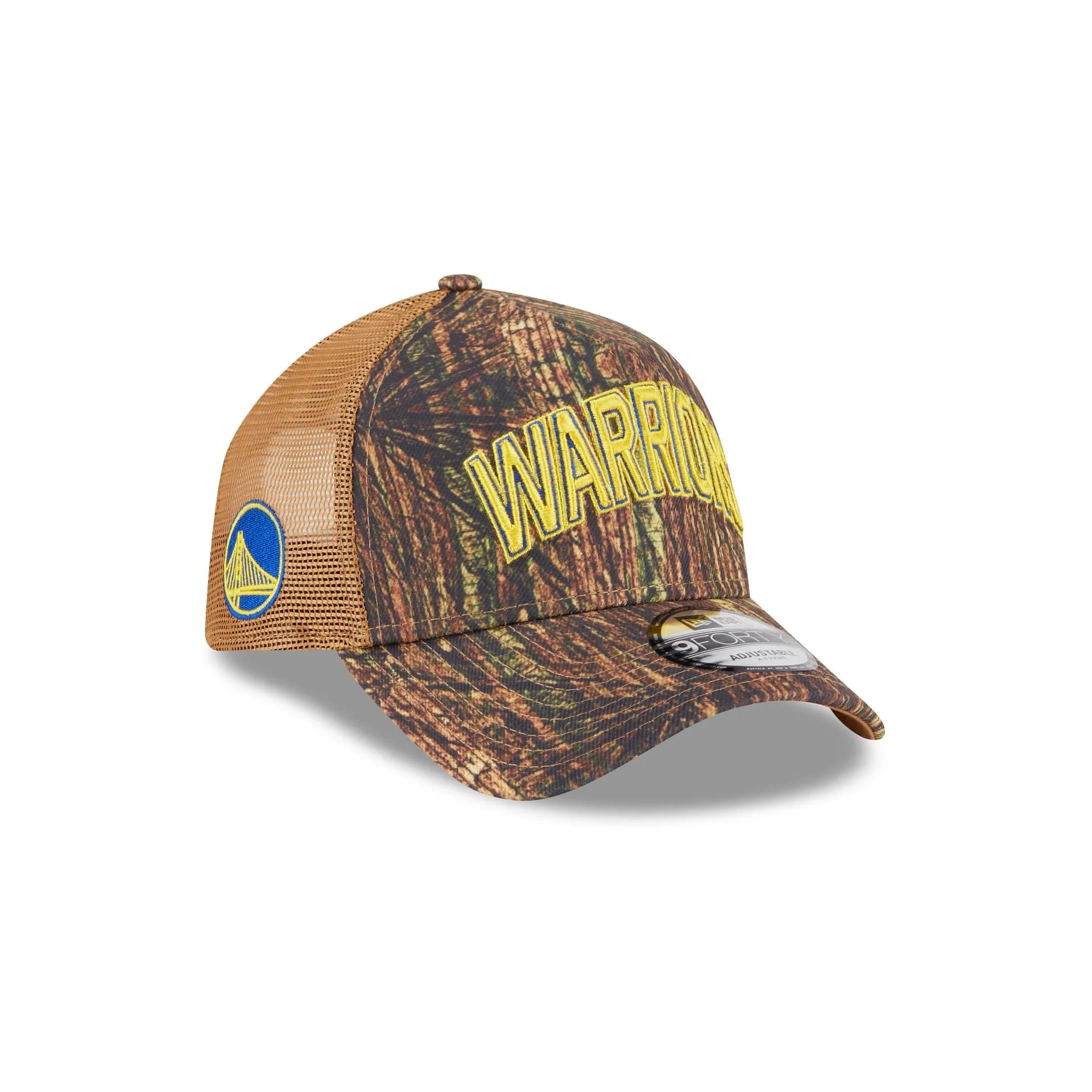 Golden State Warriors 2025 All-Star Game Fan Pack Grove 9FORTY A-Frame Trucker Hat sold by New Era