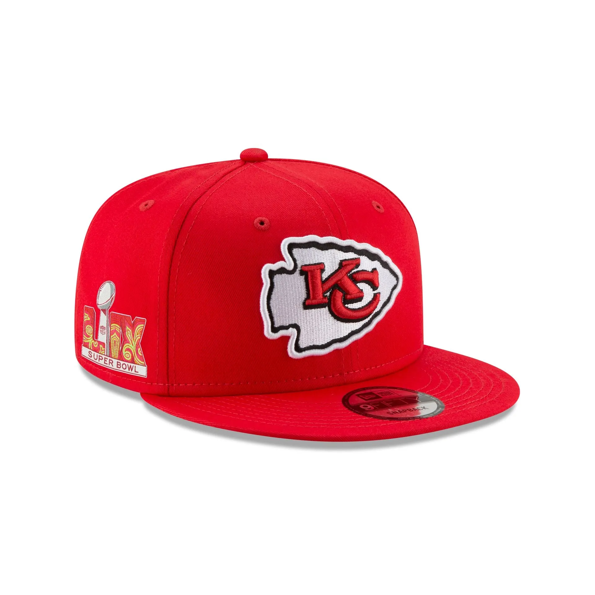Kansas City Chiefs Super Bowl LIX Participation Side Patch 9FIFTY Snapback Hat sold by New Era