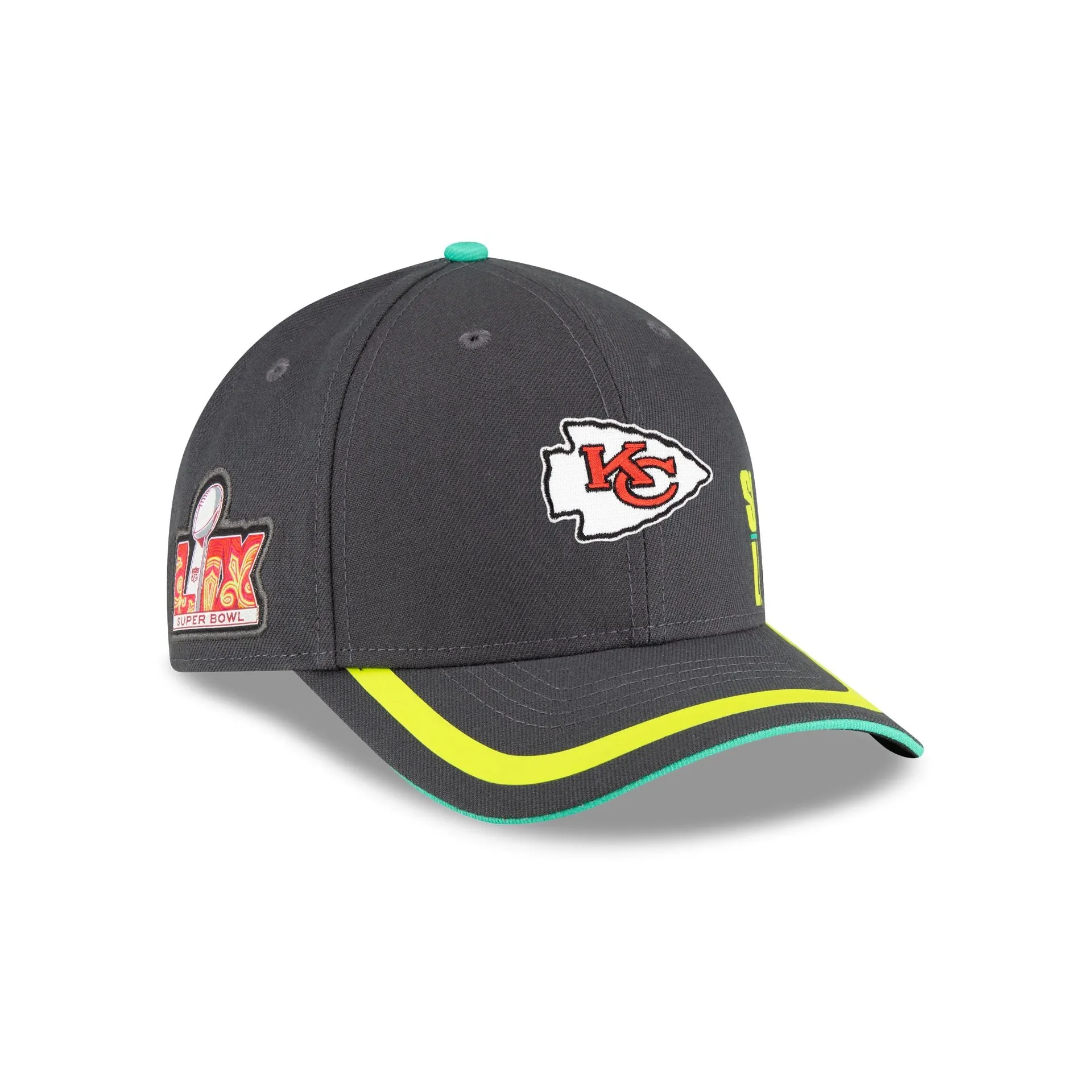 Kansas City Chiefs Super Bowl LIX Participation 9FORTY M-Crown Snapback Hat sold by New Era
