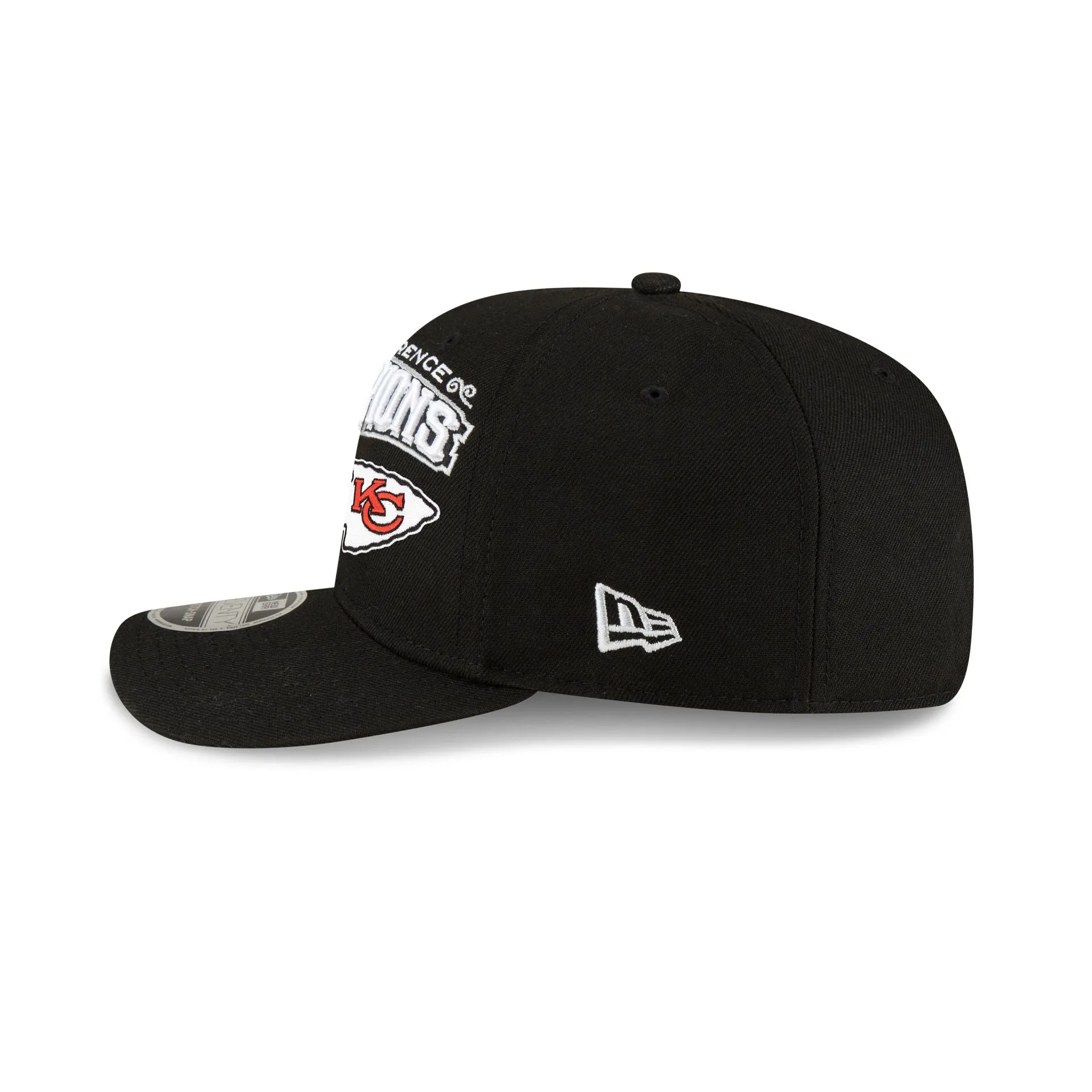 Kansas City Chiefs 2024 Conference Champions Locker Room 9SEVENTY Stretch-Snap Hat sold by New Era product image thumbnail 5