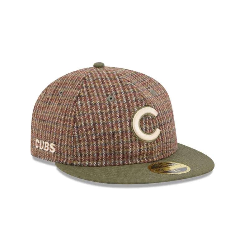 Just Caps Wool Logo Chicago Cubs Retro Crown 59FIFTY Fitted Hat sold by New Era