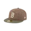 Just Caps Wool Logo Boston Red Sox Retro Crown 59FIFTY Fitted Hat sold by New Era