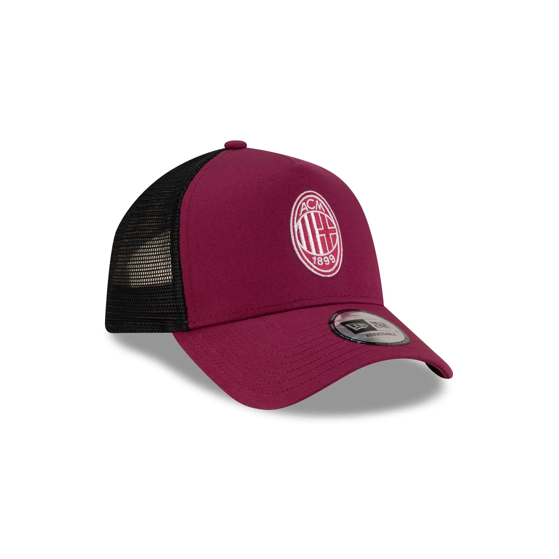 AC Milan Seasonal Dark Red 9FORTY A-Frame Trucker Hat sold by New Era product image thumbnail 3