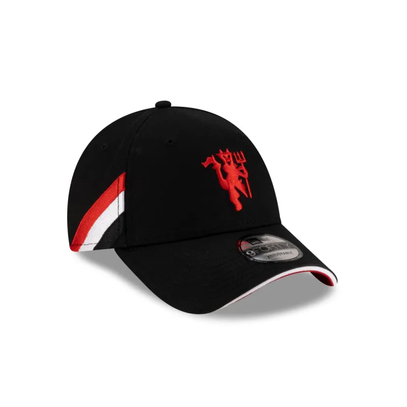 Manchester United FC Flag 9FORTY Adjustable Hat sold by New Era