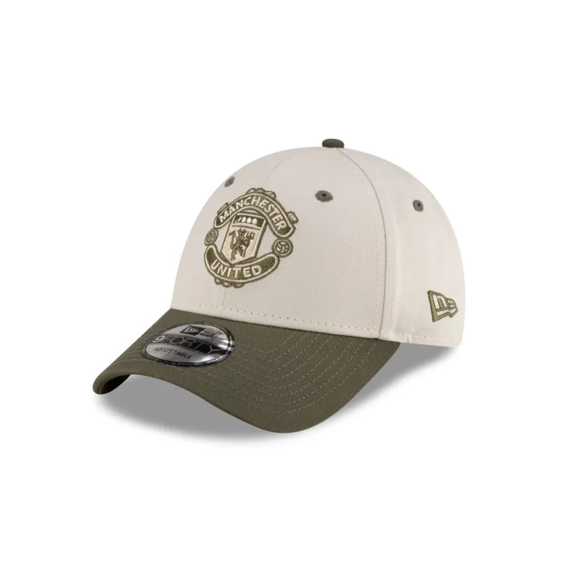 Manchester United FC Ivory 9FORTY Adjustable Hat sold by New Era
