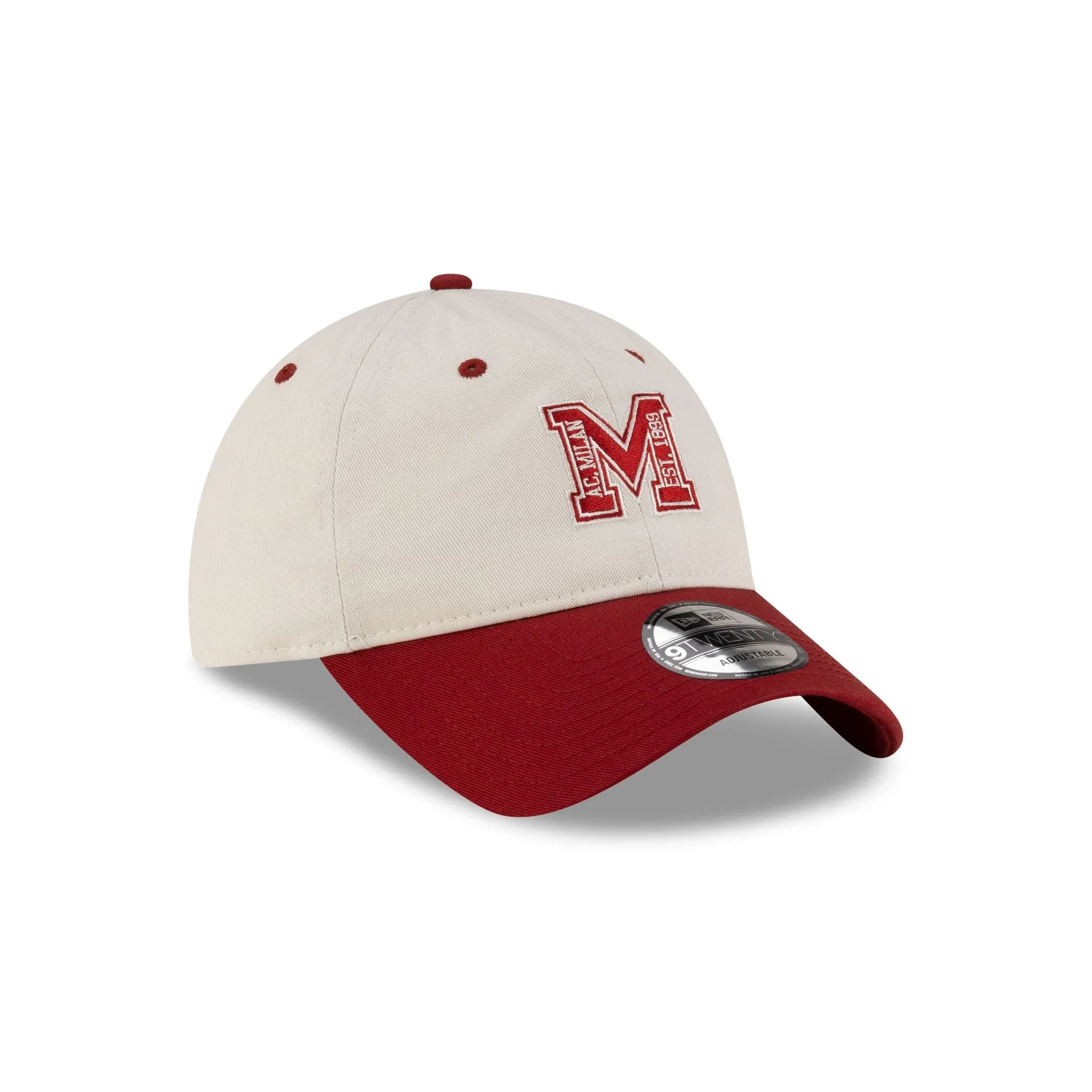 AC Milan M Logo Red 9TWENTY Adjustable Hat sold by New Era product image thumbnail 3