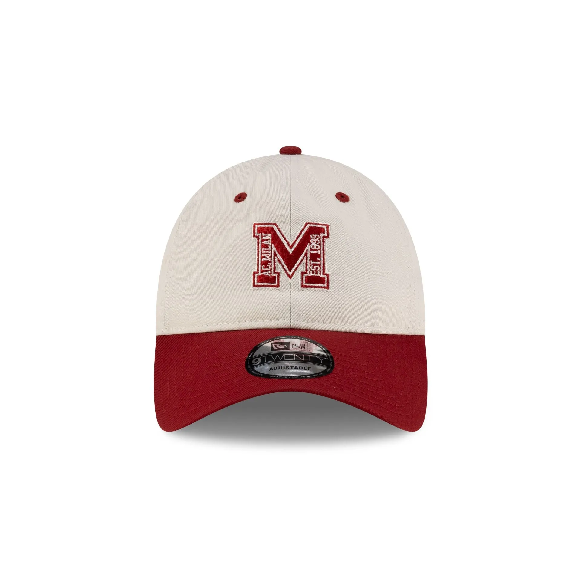 AC Milan M Logo Red 9TWENTY Adjustable Hat sold by New Era product image thumbnail 2