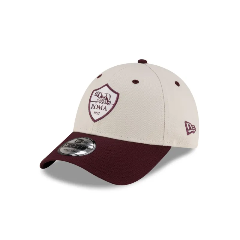 AS Roma Ivory 9FORTY Adjustable Hat sold by New Era