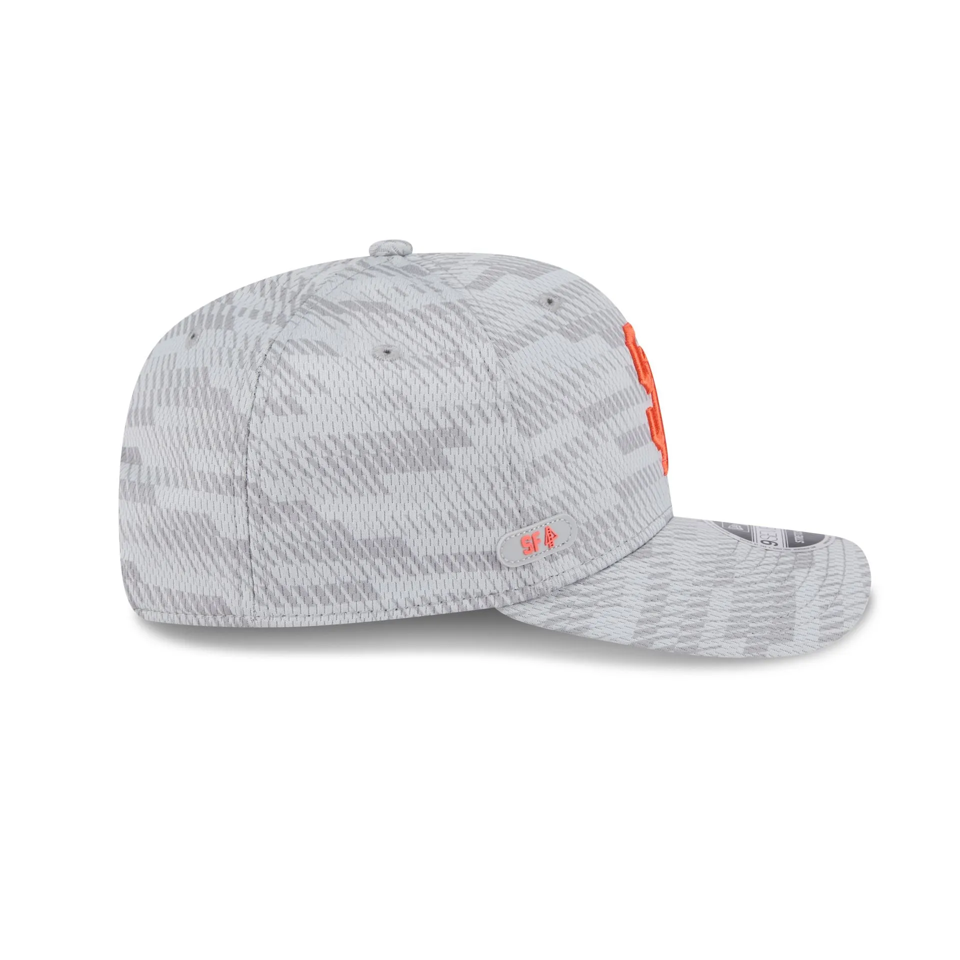 San Francisco Giants 2025 Clubhouse Gray 9SEVENTY Stretch-Snap Hat sold by New Era product image thumbnail 4
