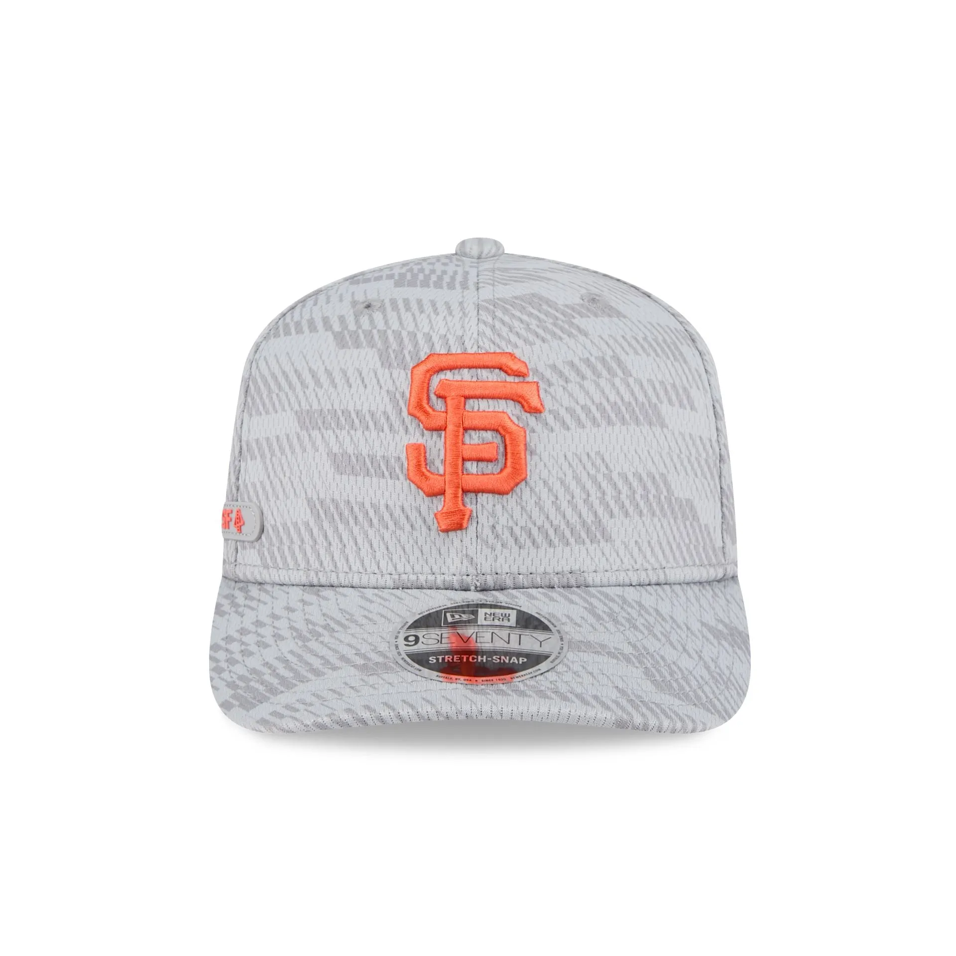 San Francisco Giants 2025 Clubhouse Gray 9SEVENTY Stretch-Snap Hat sold by New Era product image thumbnail 2