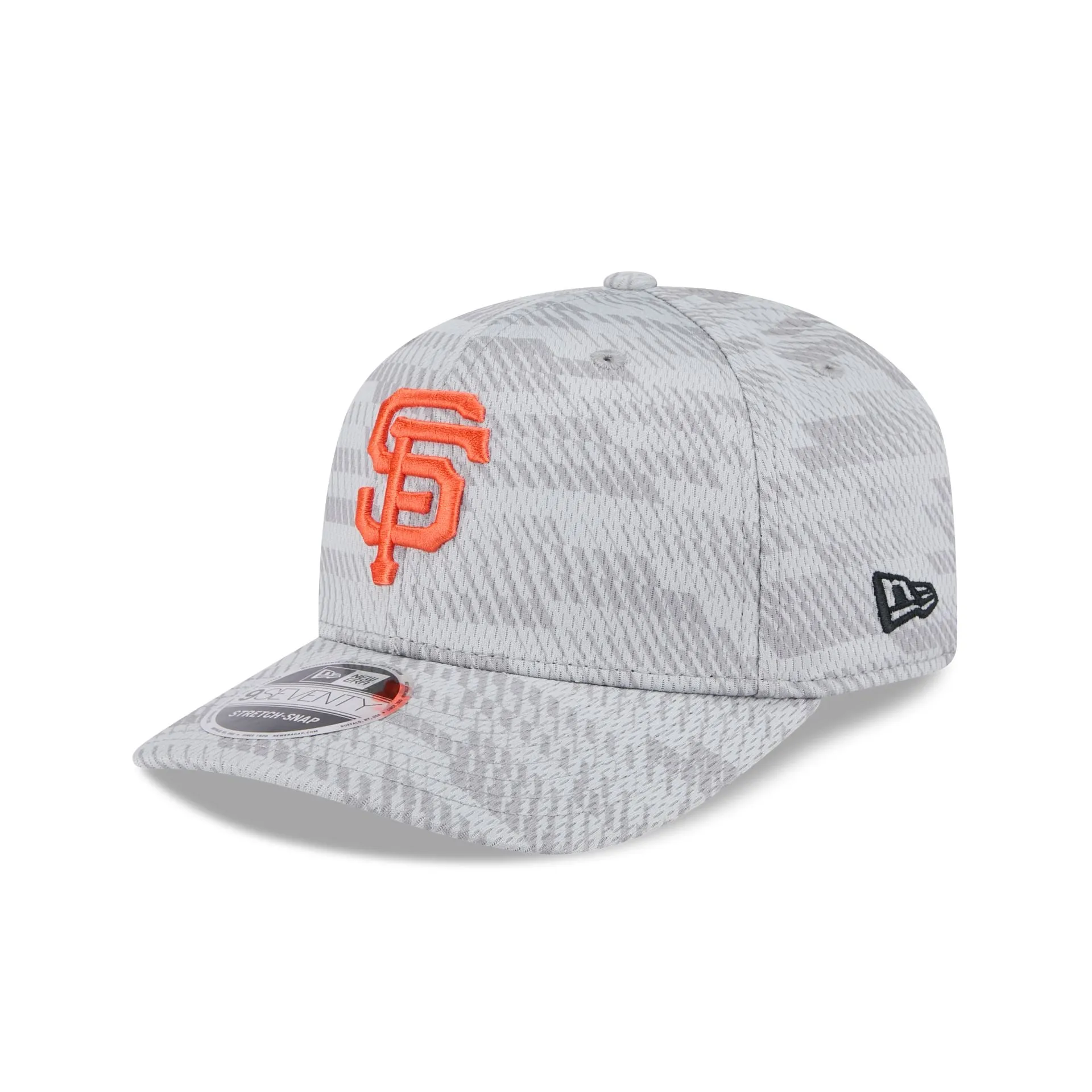 San Francisco Giants 2025 Clubhouse Gray 9SEVENTY Stretch-Snap Hat sold by New Era product image thumbnail 3