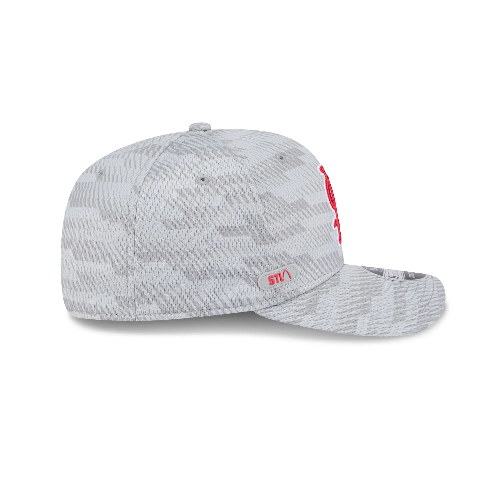 St. Louis Cardinals 2025 Clubhouse Gray 9SEVENTY Stretch-Snap Hat sold by New Era product image thumbnail 4