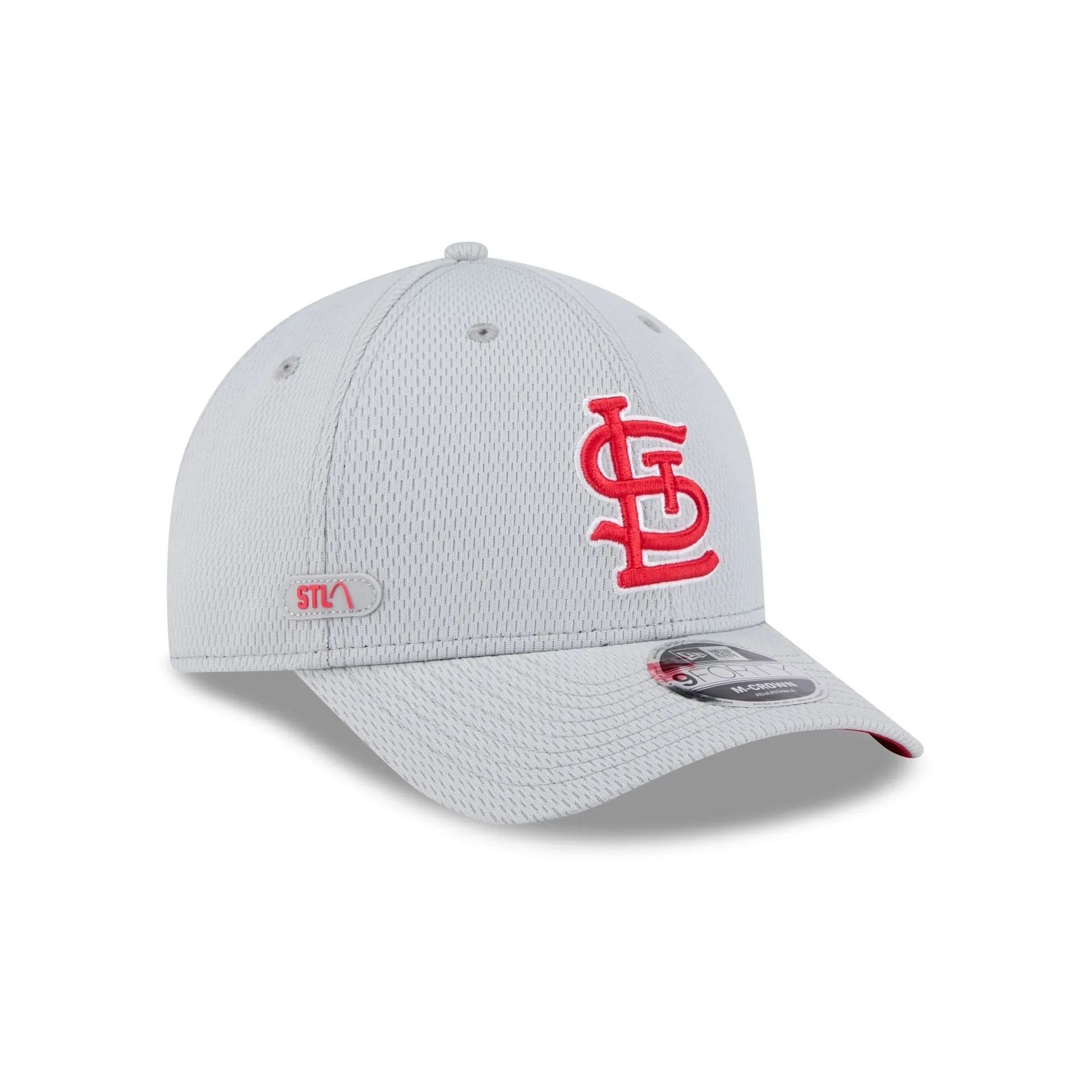 St. Louis Cardinals 2025 Clubhouse Gray 9FORTY M-Crown Snapback Hat sold by New Era