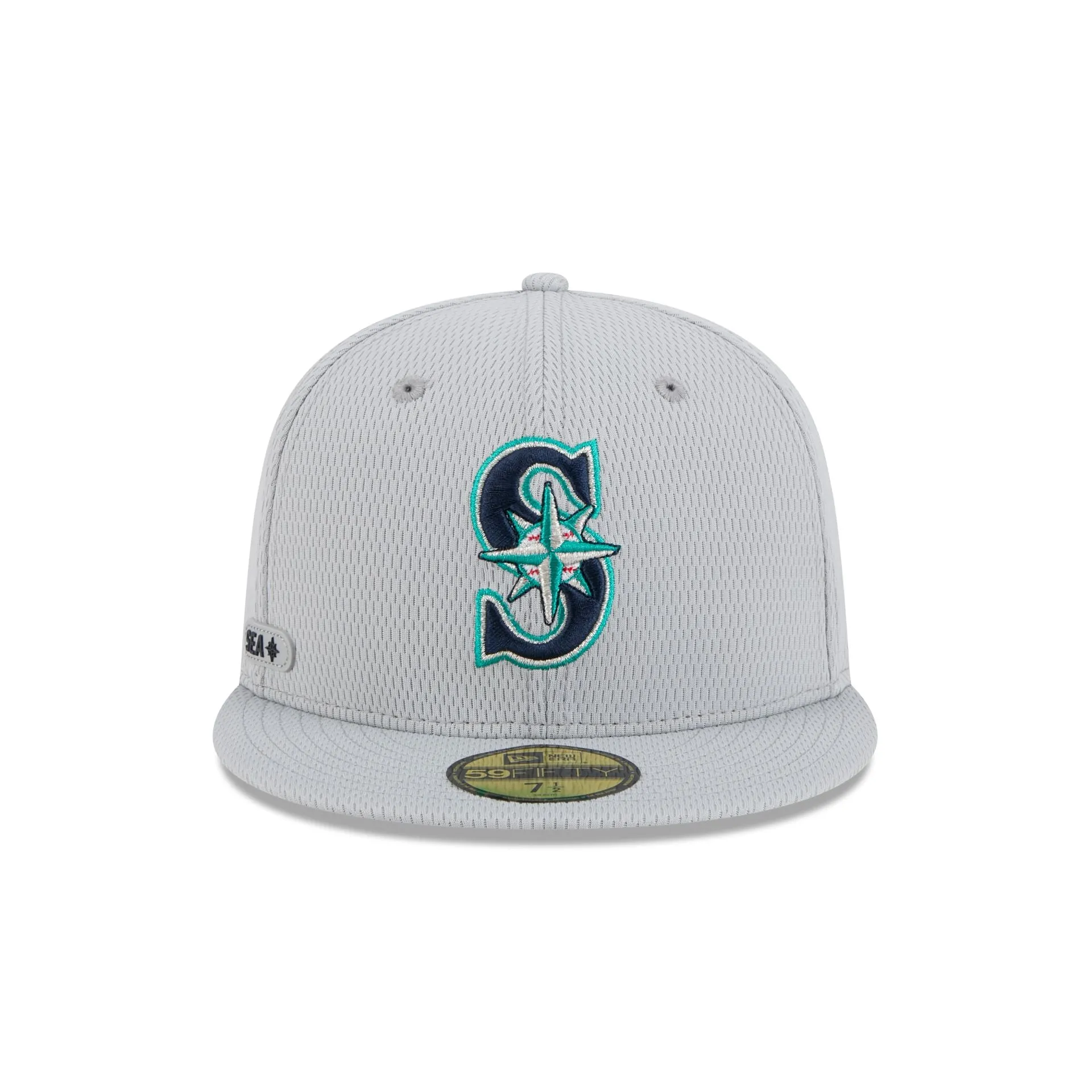 Seattle Mariners 2025 Clubhouse Gray 59FIFTY Fitted Hat sold by New Era product image thumbnail 2