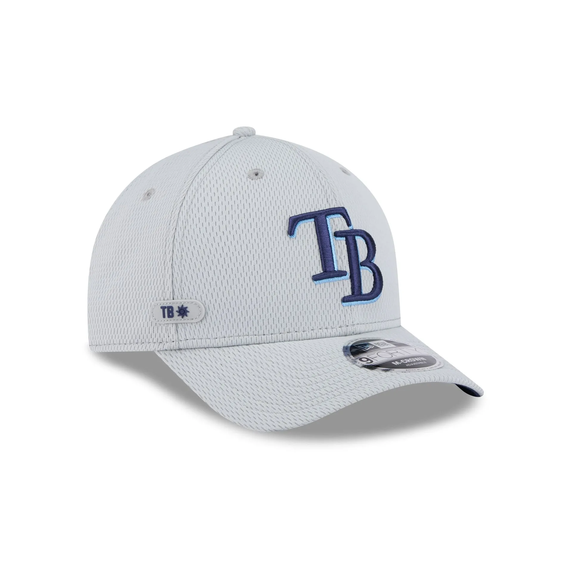 Tampa Bay Rays 2025 Clubhouse Gray 9FORTY M-Crown Snapback Hat sold by New Era