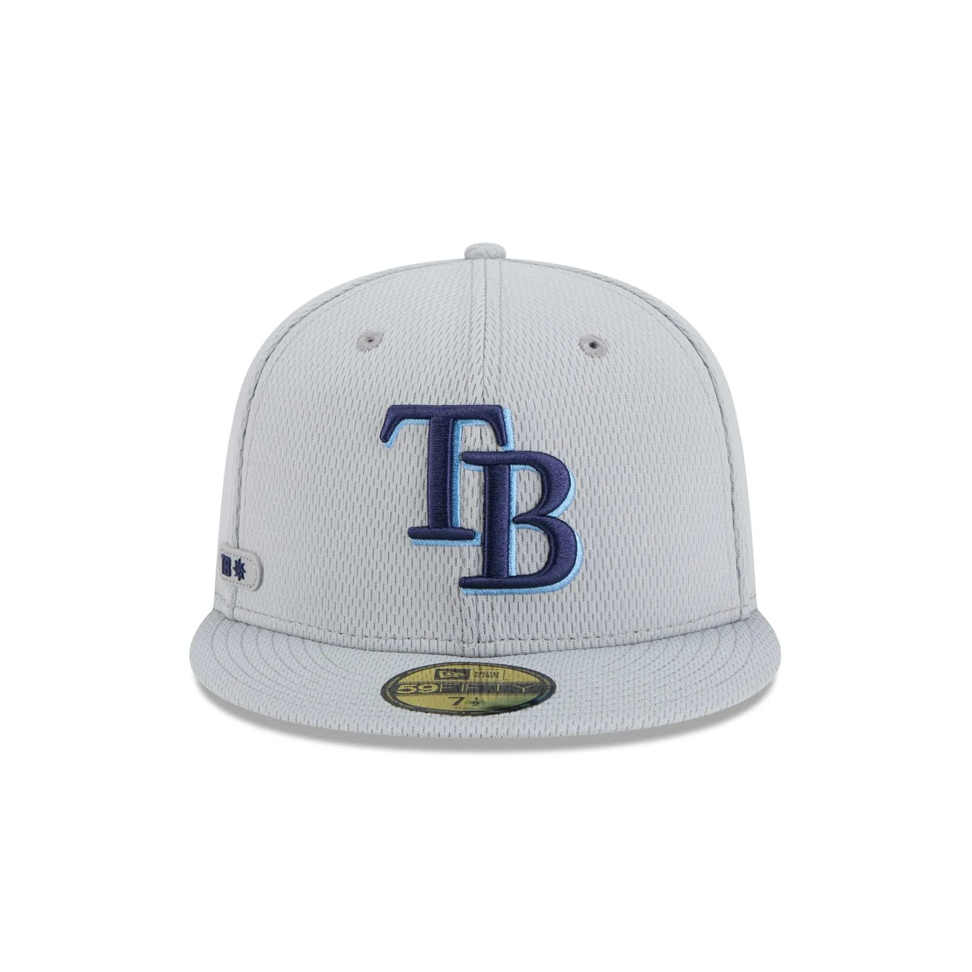 Tampa Bay Rays 2025 Clubhouse Gray 59FIFTY Fitted Hat sold by New Era product image thumbnail 2