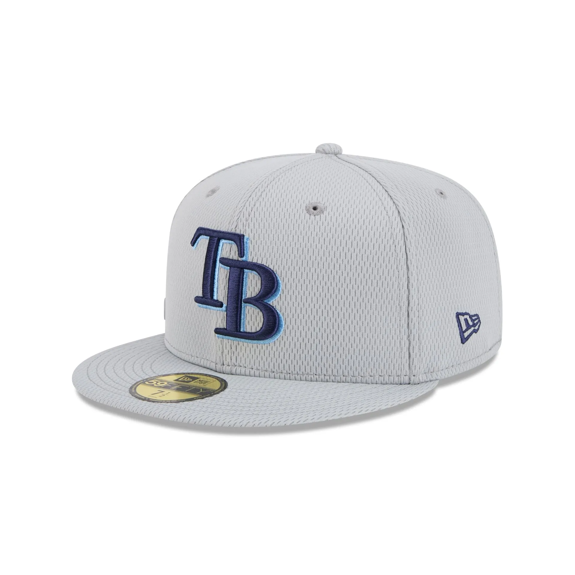 Tampa Bay Rays 2025 Clubhouse Gray 59FIFTY Fitted Hat sold by New Era product image thumbnail 3