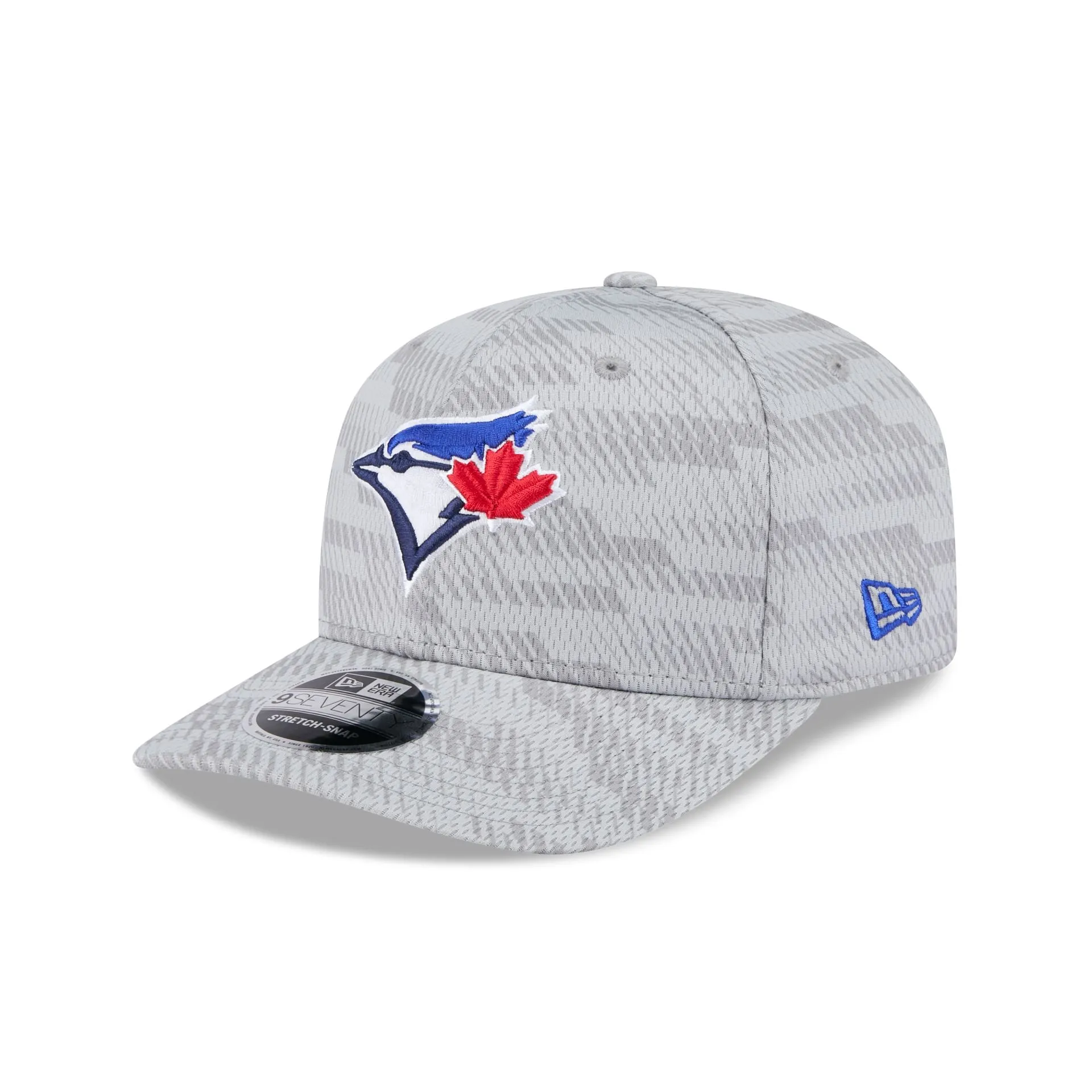 Toronto Blue Jays 2025 Clubhouse Gray 9SEVENTY Stretch-Snap Hat sold by New Era product image thumbnail 3