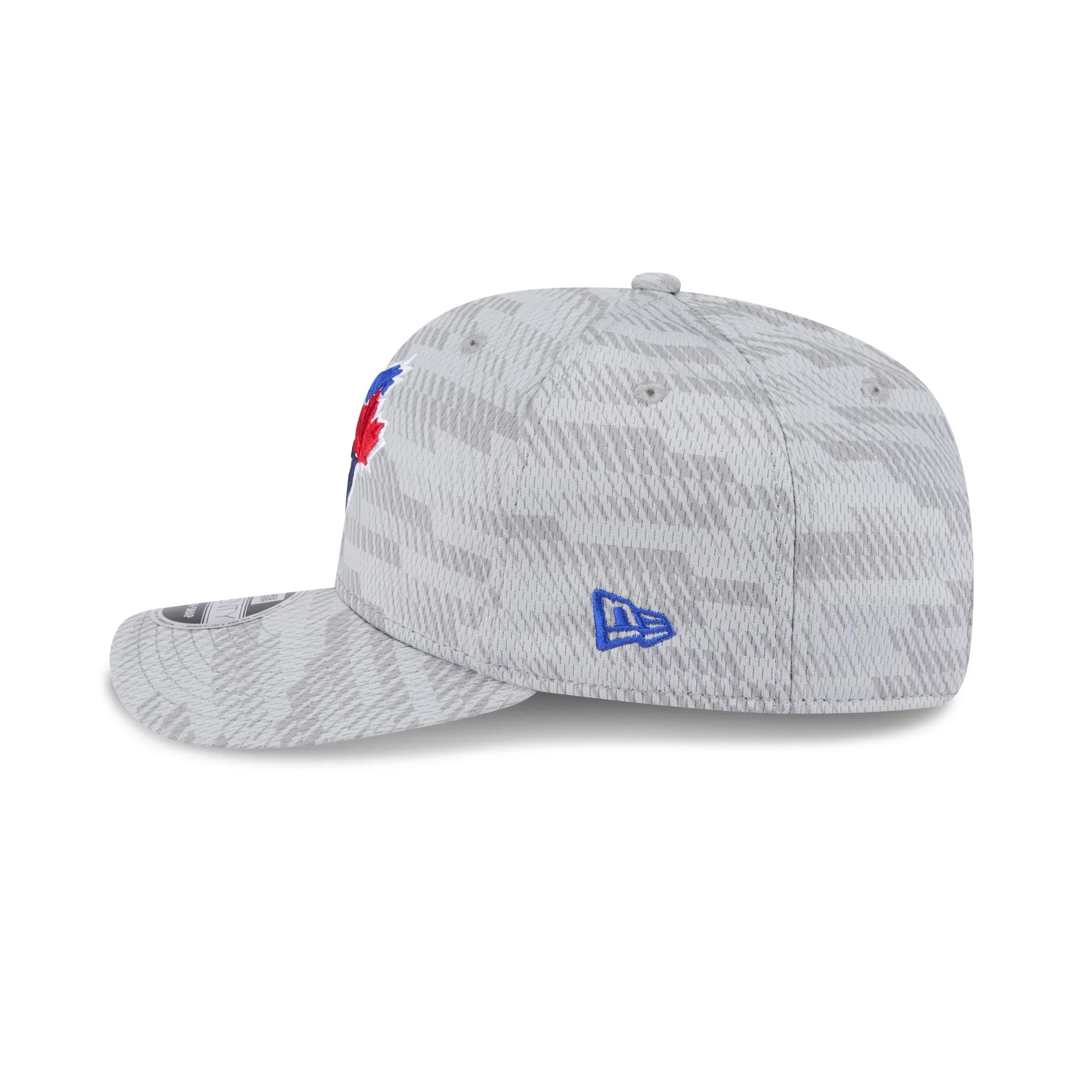 Toronto Blue Jays 2025 Clubhouse Gray 9SEVENTY Stretch-Snap Hat sold by New Era product image thumbnail 5