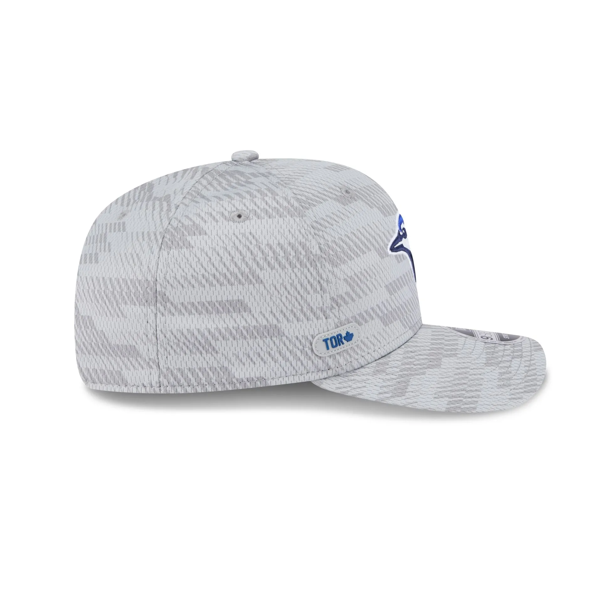 Toronto Blue Jays 2025 Clubhouse Gray 9SEVENTY Stretch-Snap Hat sold by New Era product image thumbnail 4
