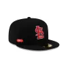 St. Louis Cardinals 2025 Clubhouse Black 59FIFTY Fitted Hat sold by New Era