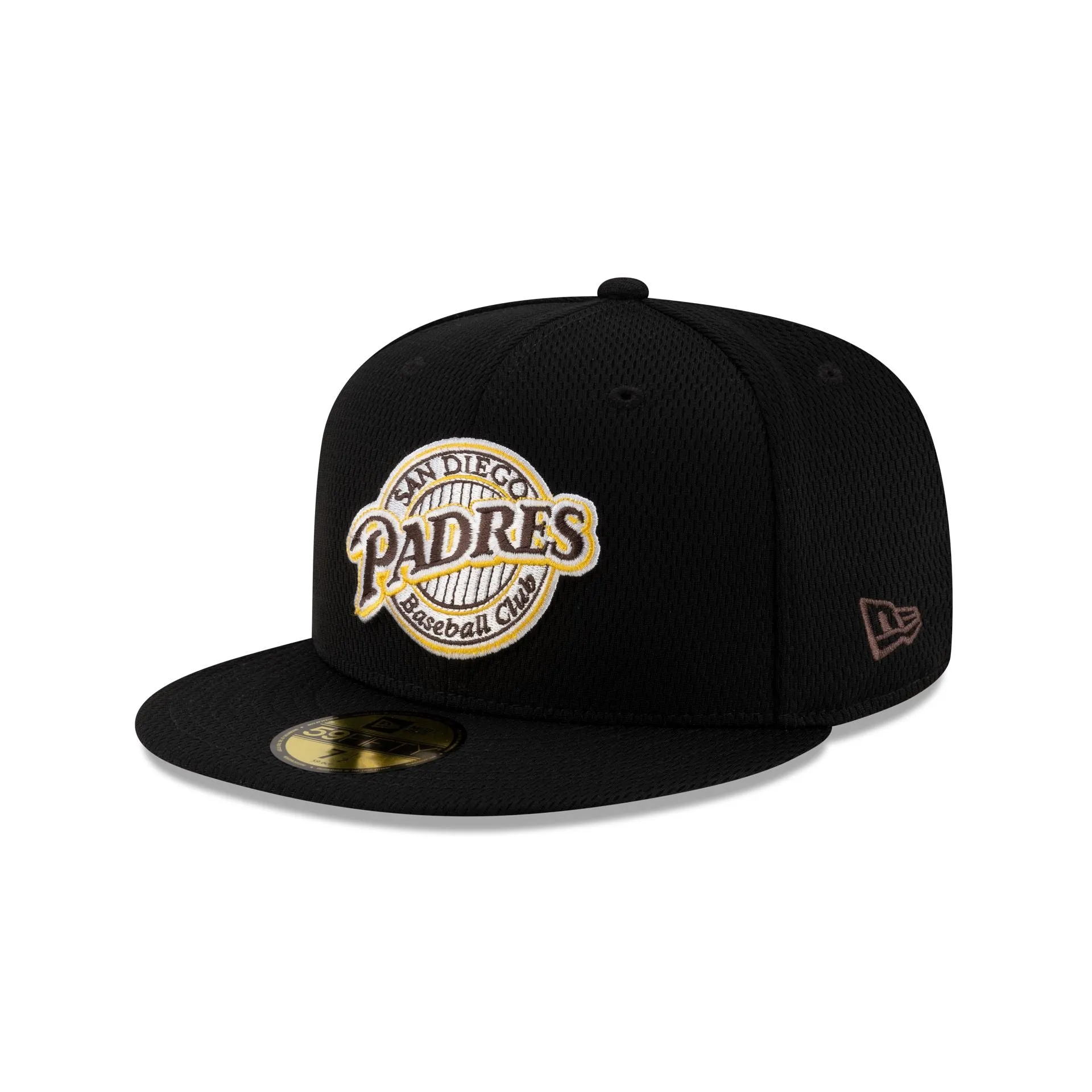 San Diego Padres 2025 Clubhouse Alt Black 59FIFTY Fitted Hat sold by New Era