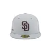 San Diego Padres 2025 Clubhouse Gray 59FIFTY Fitted Hat sold by New Era
