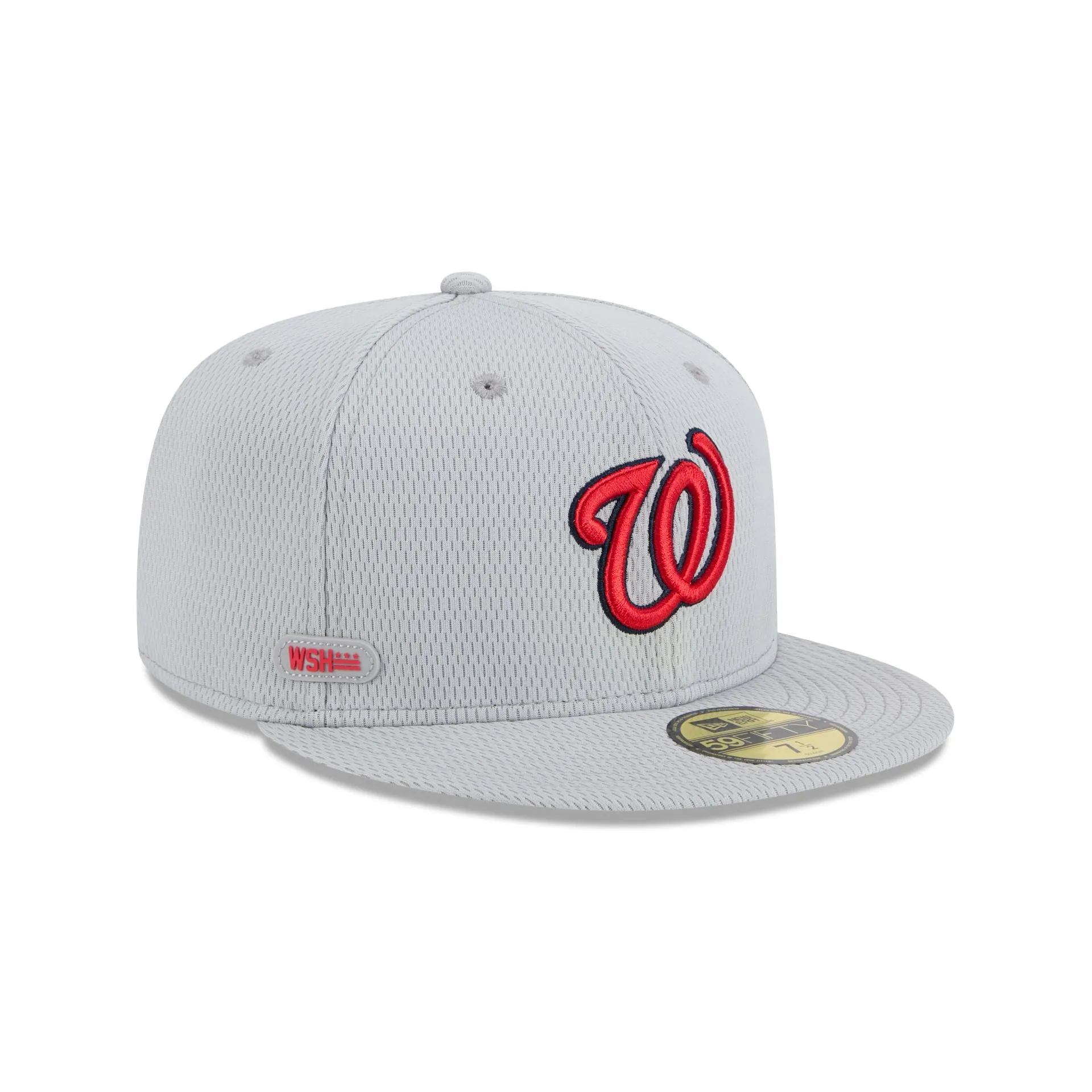 Washington Nationals 2025 Clubhouse Gray 59FIFTY Fitted Hat sold by New Era
