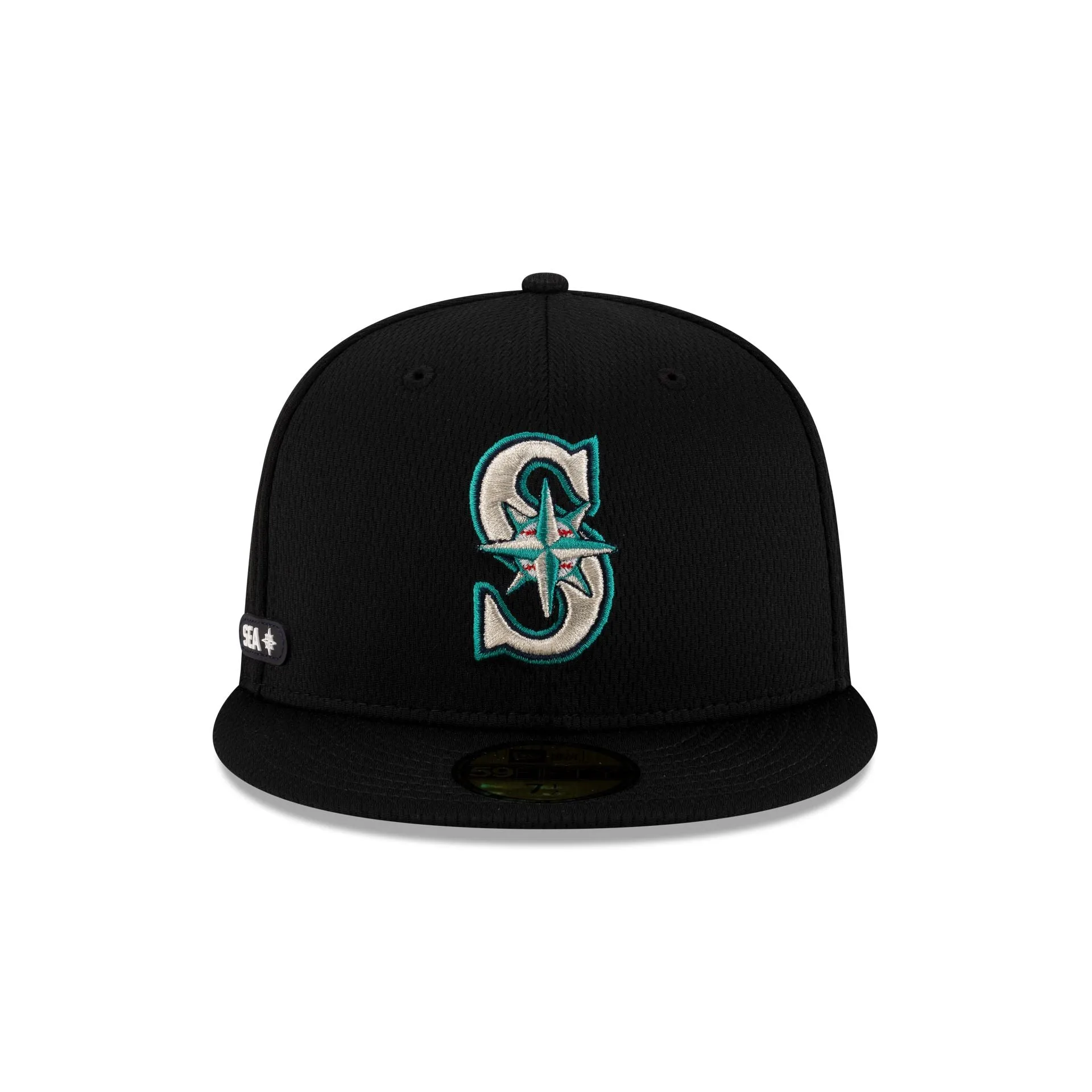 Seattle Mariners 2025 Clubhouse Black 59FIFTY Fitted Hat sold by New Era product image thumbnail 2