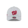 Washington Nationals 2025 Clubhouse Gray 9FORTY M-Crown Snapback Hat sold by New Era