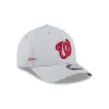 Washington Nationals 2025 Clubhouse Gray 9FORTY M-Crown Snapback Hat sold by New Era