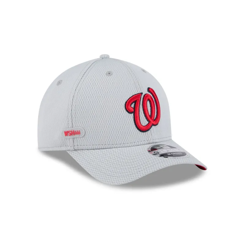 Washington Nationals 2025 Clubhouse Gray 9FORTY M-Crown Snapback Hat sold by New Era
