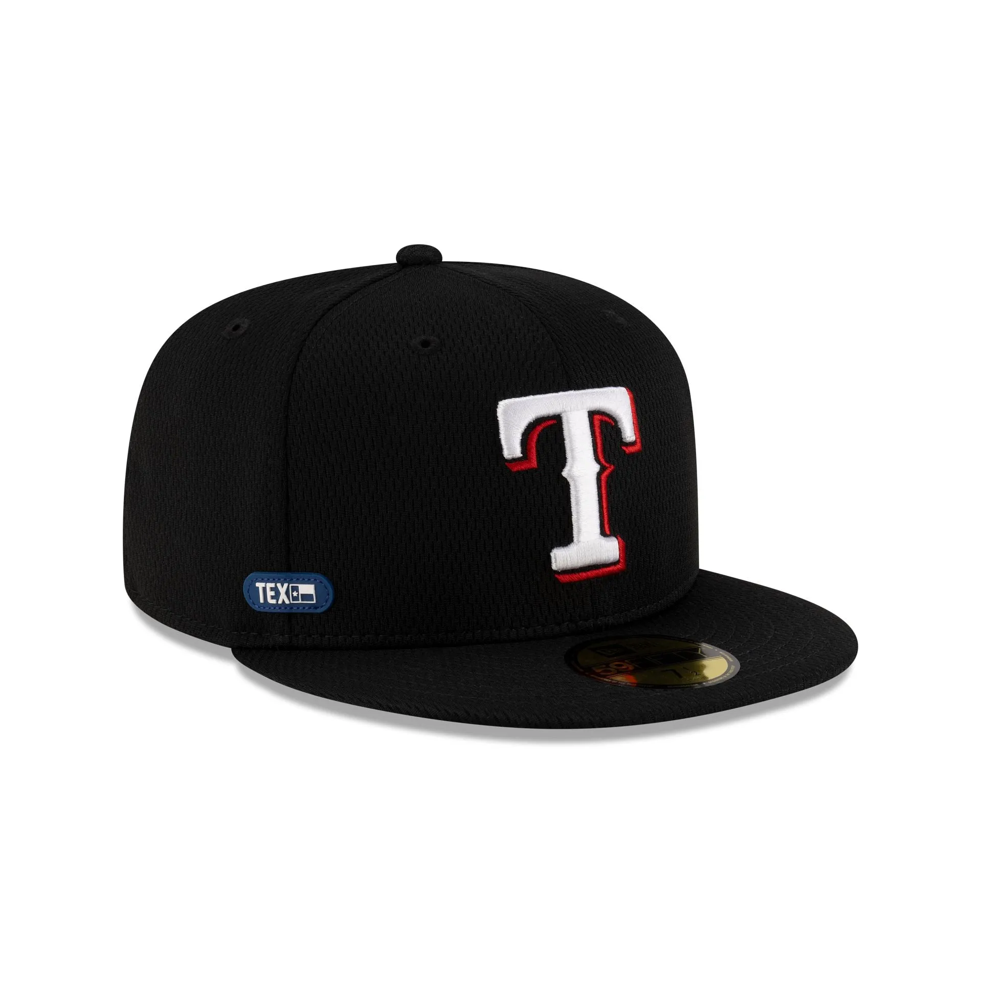 Texas Rangers 2025 Clubhouse Black 59FIFTY Fitted Hat sold by New Era product image thumbnail 3
