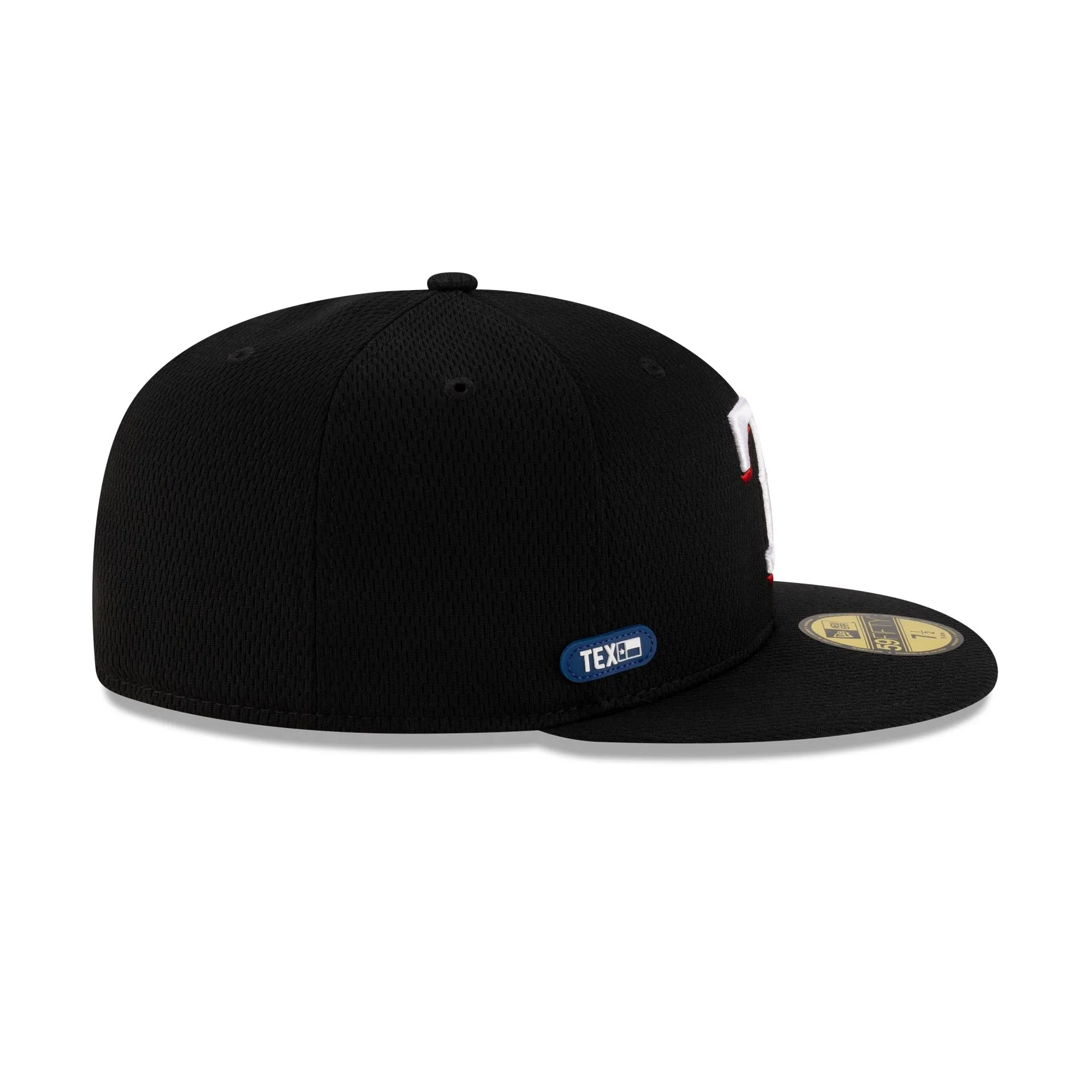Texas Rangers 2025 Clubhouse Black 59FIFTY Fitted Hat sold by New Era product image thumbnail 5